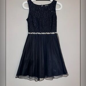 Speechless Black Sequins Dress